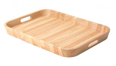 Піднос, каучукове дерево 46 х 33 см Continenta