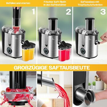 Соковижималка  для овочів і фруктів, 1100 Вт KESSER