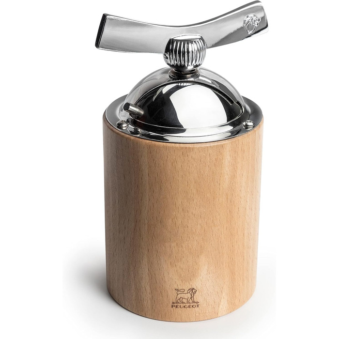 Высококачественная мельница для специй Ручная изготовлена из сертифицированной PEFC древесины и нержавеющей стали I Кухонные аксессуары I (Льняная мельница), 16