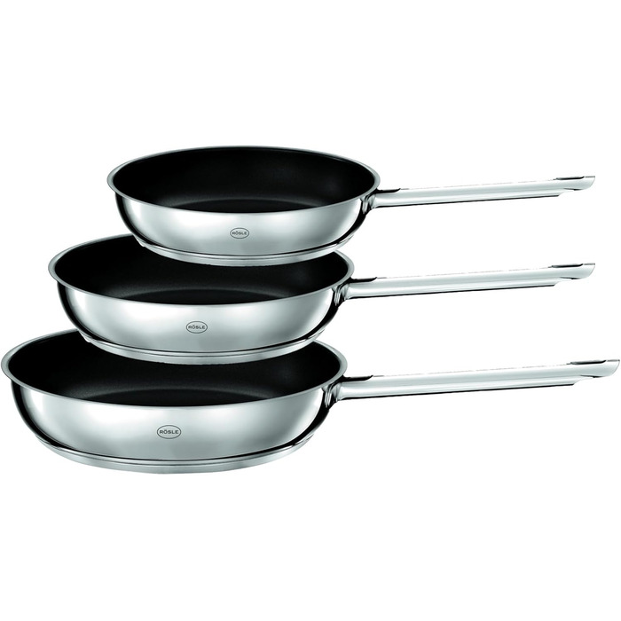 Набір сковорідок з антипригарним покриттям ProResist, 3 предмети Pureelements Rosle