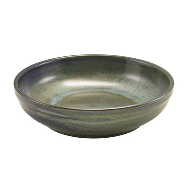 Миска глубокая круглая 23*h 6 см, 1300 мл, зеленая, Terra Porcelain Aqua Green, GenWare