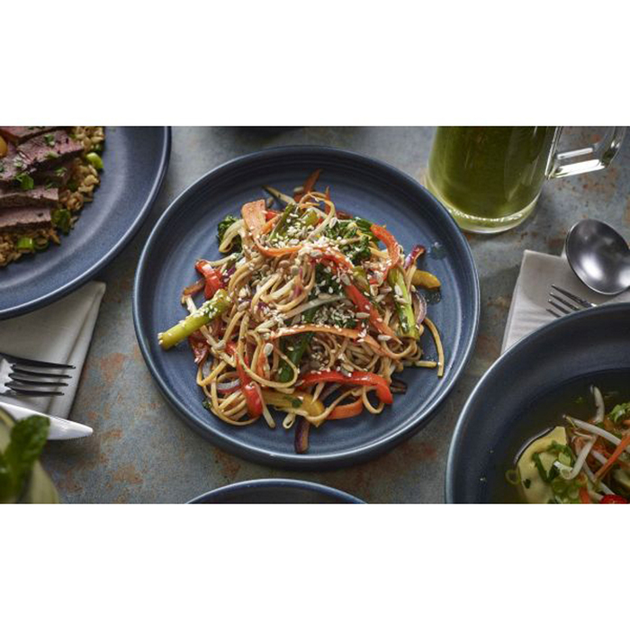 Тарелка с бортиком, 18*2,6 см, презентационная, Terra Stoneware Antigo Denim, GenWare