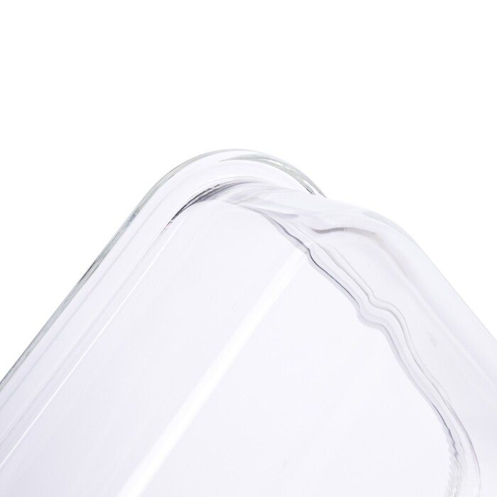 Контейнер Fissman з кришкою 23x18x8 см / 1500 мл жаростійке скло (17317)