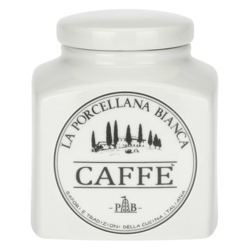 Банка для кофе фарфор 1,1 л La Porcellana Bianca