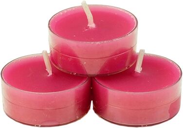 Кольорових датських чайних свічок без запаху (рожевих), 20