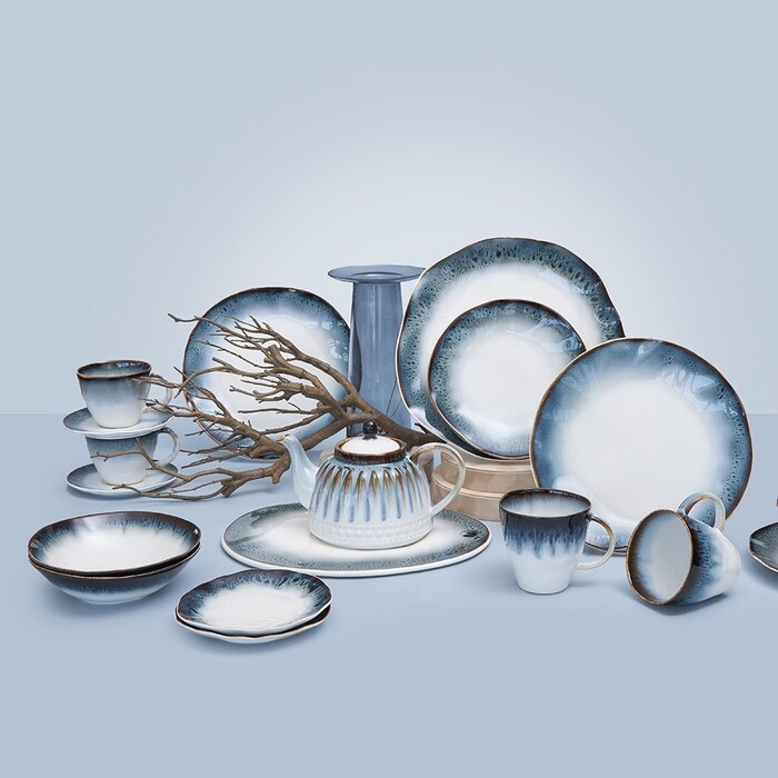 Блюдо сервировочное Fissman 32 см GALACTICA фарфор (13636)