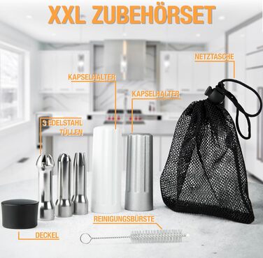 Диспенсер для вершків 500 мл чорний Thiru