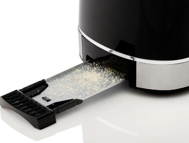 Gorenje Тостер 850Вт, підігрів, розморожування, пластик, чорний