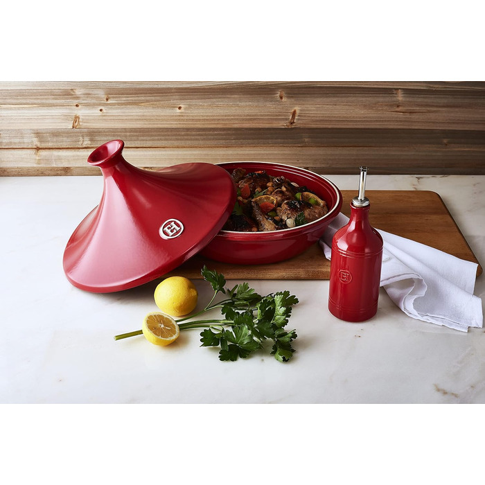 Дозатор для олії та оцту 0,45 л, бордовий Emile Henry