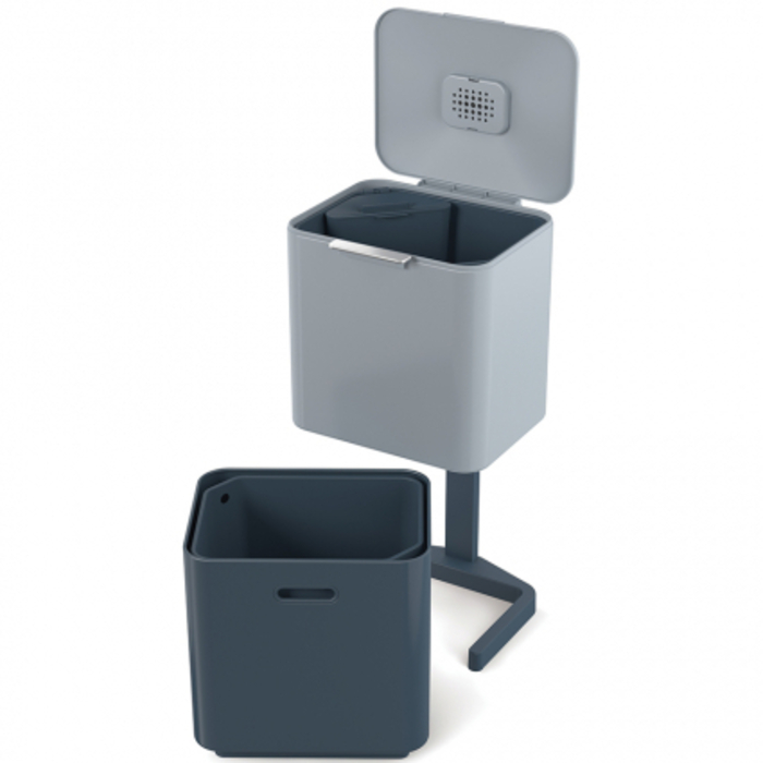 Контейнер для сміття з двома баками 60 л Totem Max Sky Joseph Joseph