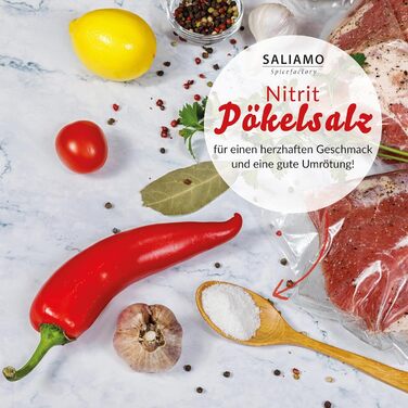 Сіль нітритна 500 г для виробництва ковбас Saliamo
