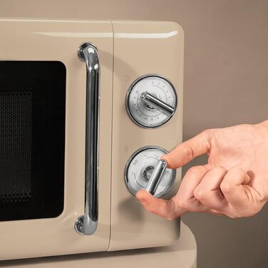 Мікрохвильова піч 700 Вт, бежева ProClean 3010 Retro Cecotec