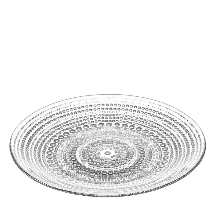 ARDESTO Тарілка Verbena, 24.5см, скло, прозорий