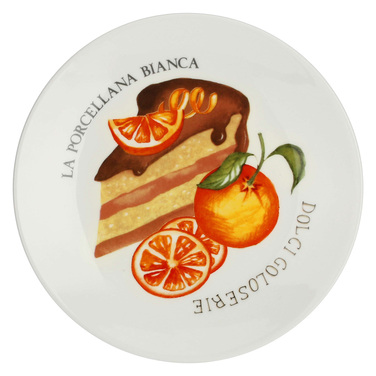 Набір тарілок для десерту La Porcellana Bianca GOLOSERIE, порцеляна, діам. 17,5 см, 6 пр.