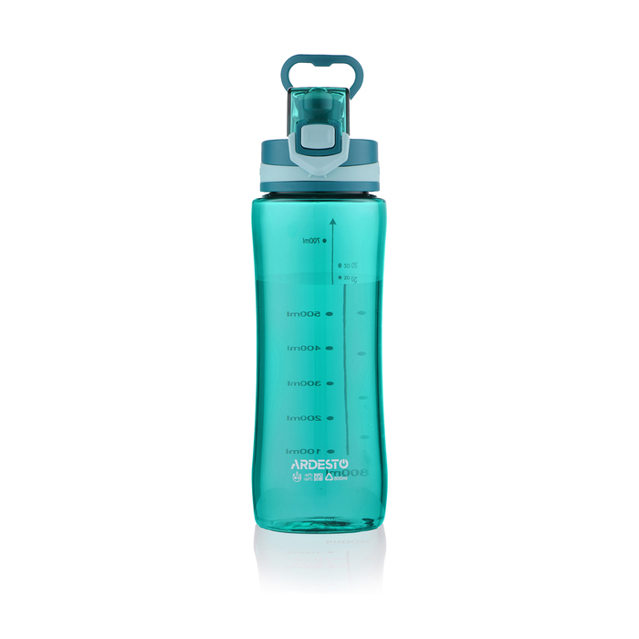 Пляшка для води Ardesto Purity, 800мл, пластик, зелений