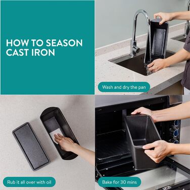 Чавунна форма для випічки з кришкою 34 см Navaris