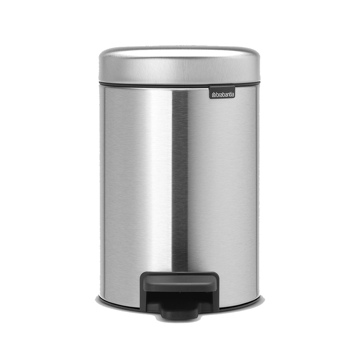 Сміттєвий бак з педаллю 3 л безшумний сталевий матовий NewIcon Brabantia