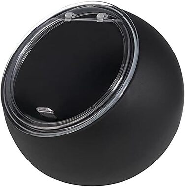 Сервірувальний набір APS Moon - Набір з 2 предметів 1 меламінова миска (Ø 19 см) 1 відкидна кришка з силіконовим ущільнювачем, чорний чорний Ø 19 см