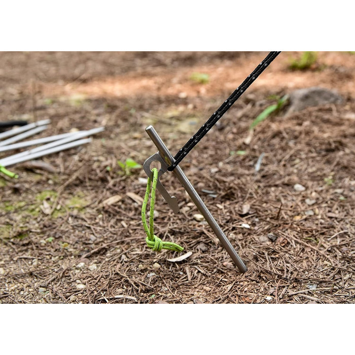 Титановые колышки для походов на открытом воздухе 6 шт. iBasingo
