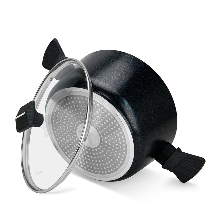 Кастрюля со стеклянной крышкой 24 см 4,43 л FERRO Fissman