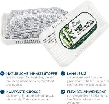 Поглинач запаху для холодильника 4 шт joeji's Kitchen