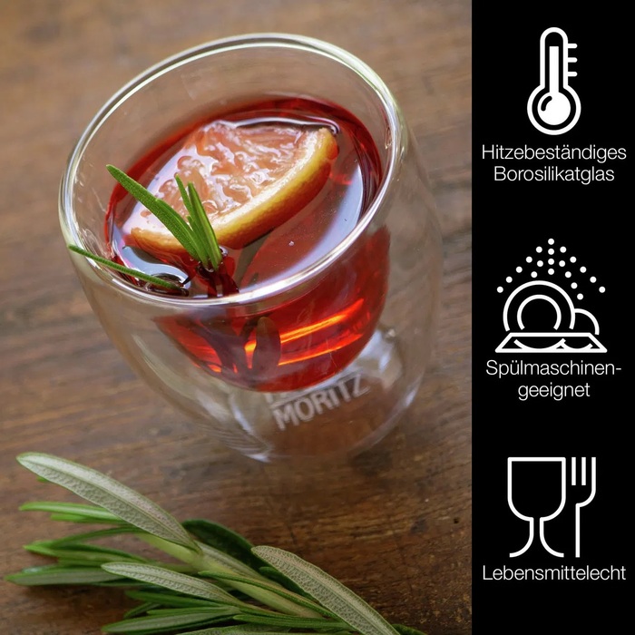 Набір з 6 термосклянок для еспресо Barista Torino Moritz & Moritz