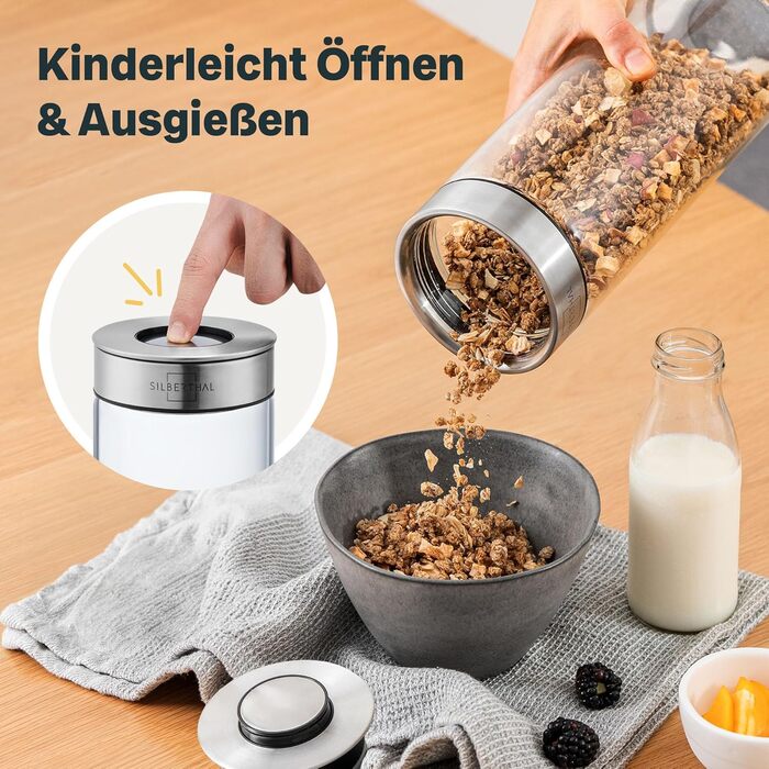 Банка для зберігання з кришкою 6 предметів SILBERTHAL