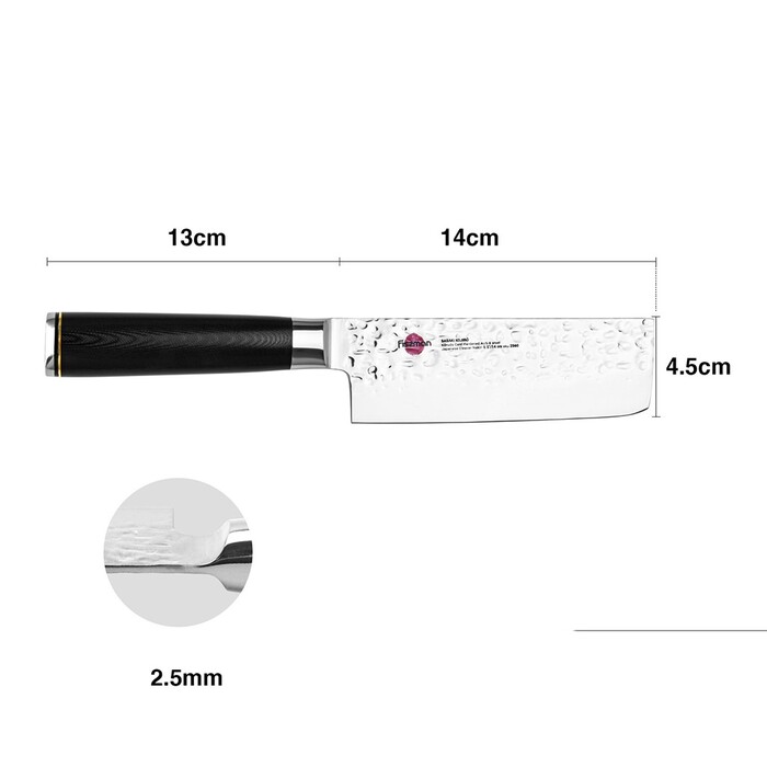 Японська сокира накірі Fissman KOJIRO 14 см (2560)