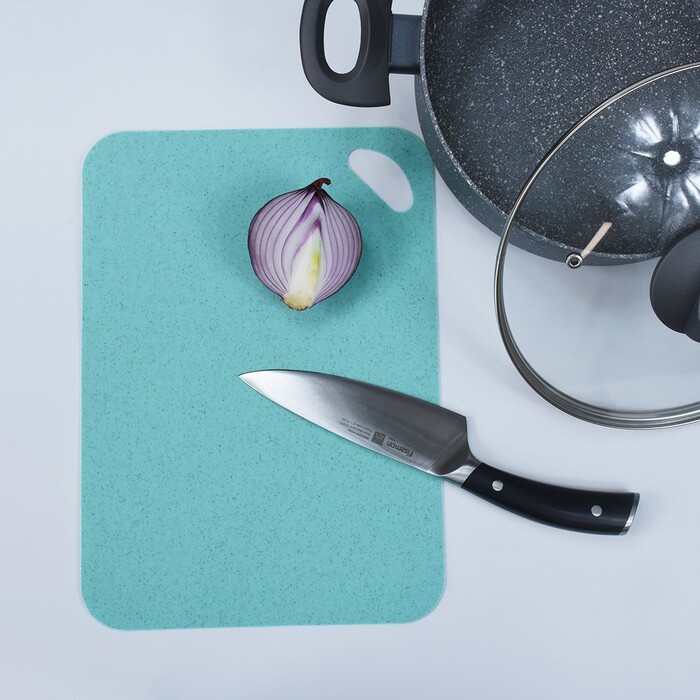 Обробна дошка для мяса, овочів і фруктів Fissman 34x24 см (8006)