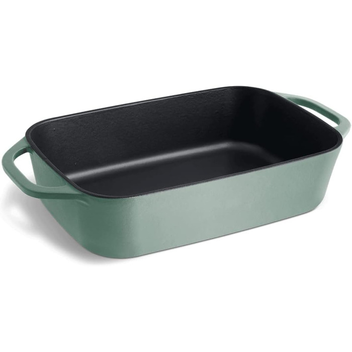 Чугунная форма для выпекания хлеба серая 33,5 x 13 см цвет мята Springlane