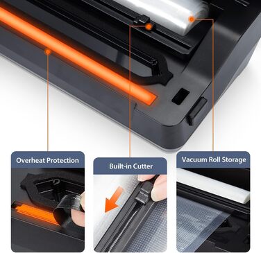 Вакуумний пакувальник з нержавіючої сталі VS02 Inkbird