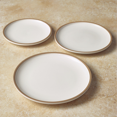 Тарілка 20 см, Kava White Stoneware, GenWare