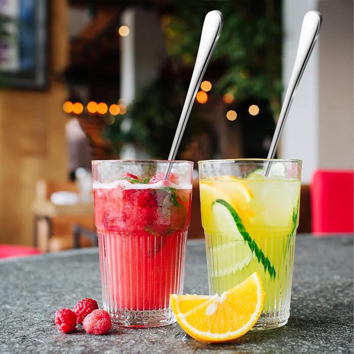 Набір ложок для лате з нержавіючої сталі 6 предметів Double.S