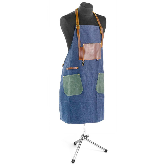 Фартук для барбекю Combi джинс-кожа-канвас GRILLI 777444 Код: 012759