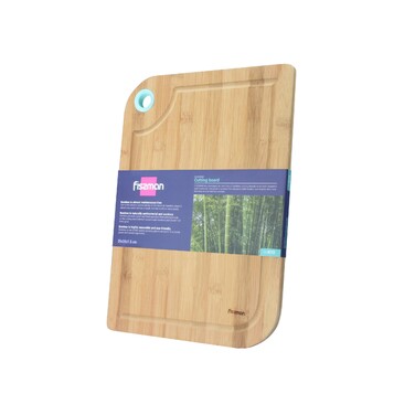 Обробна дошка для мяса, овочів і фруктів Fissman 39x28x1,5 см (8773)