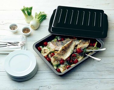 Форма для випічки з кришкою прямокутна 41 x 31 см Delicious Kaiser