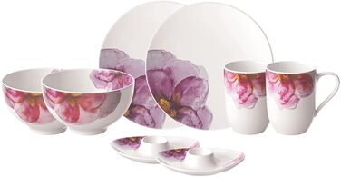 Набір посуду для сніданку, 8 предметів Rose Garden Villeroy & Boch