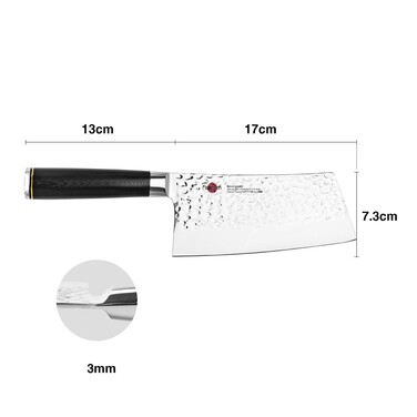 Кухарська сокира Fissman KOJIRO 17 см (2565)