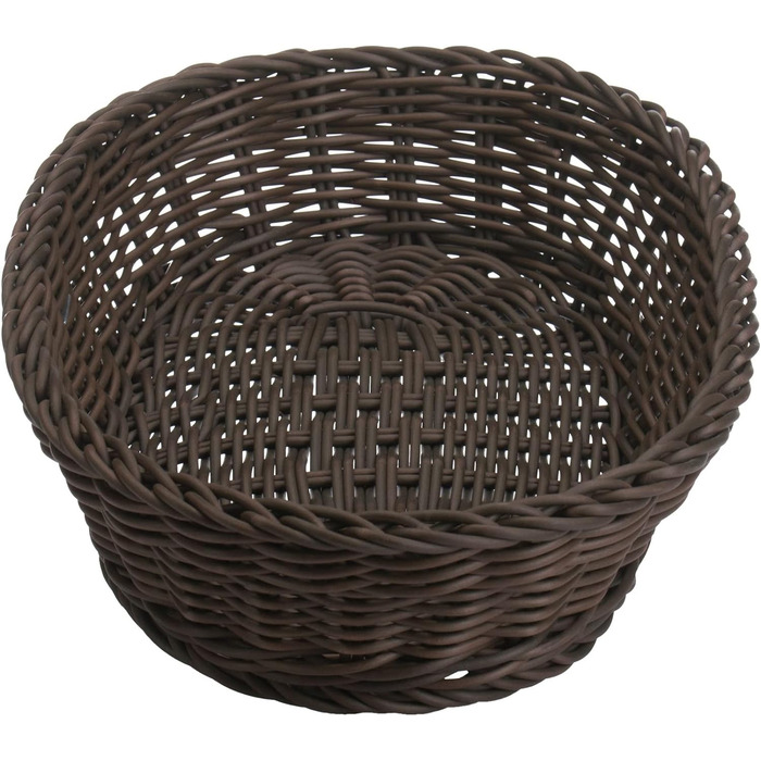 Багатоцільовий кошик, підходить для готелів і громадського харчування, овальний, приблизно 32 x 23 x 7 см, коричневий Saleen