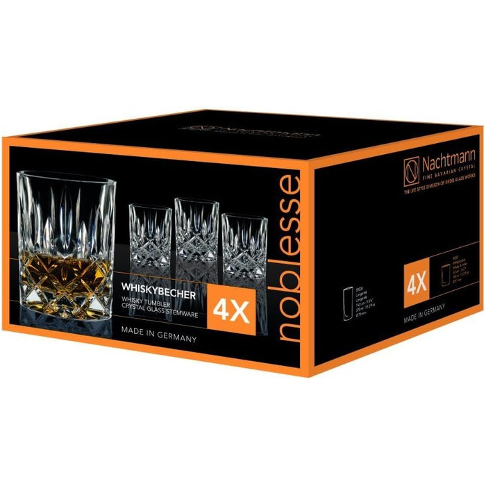 Набор стаканов для виски 295 мл, 12 предметов, Noblesse Nachtmann
