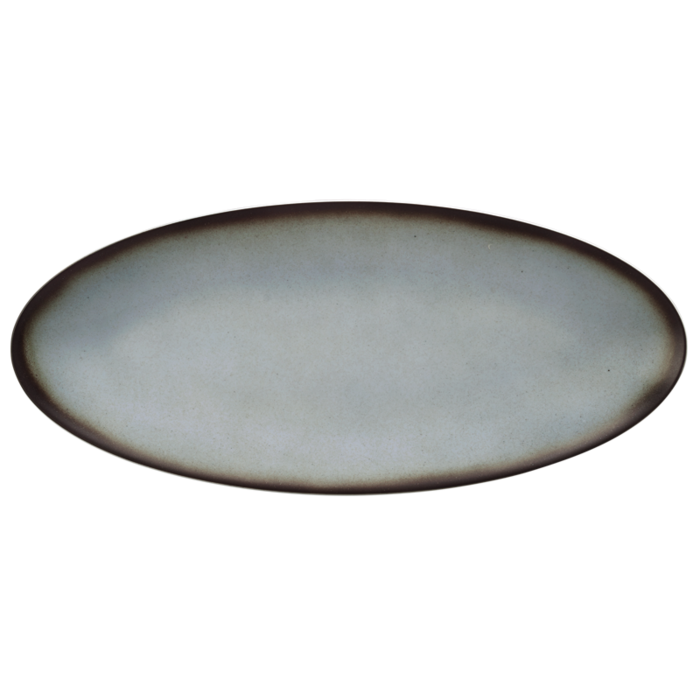 Блюдо овальне 43 х 19 см сіре Fantastic Seltmann
