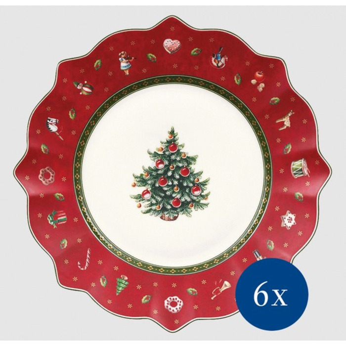 Набор тарелок для десерта, 6 шт, 240 мм Toy's Delight Villeroy & Boch