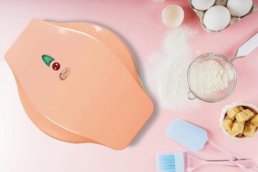 Вафельниця для класичних вафель в формі серця 700 Вт, помаранчевий Bestron