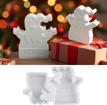 И силіконова форма ялинка форми для лиття ялинки силіконові гіпсові форми для лиття свічок форми для лиття різдвяні силіконові форми ялинка своїми руками (G), 3 шт.