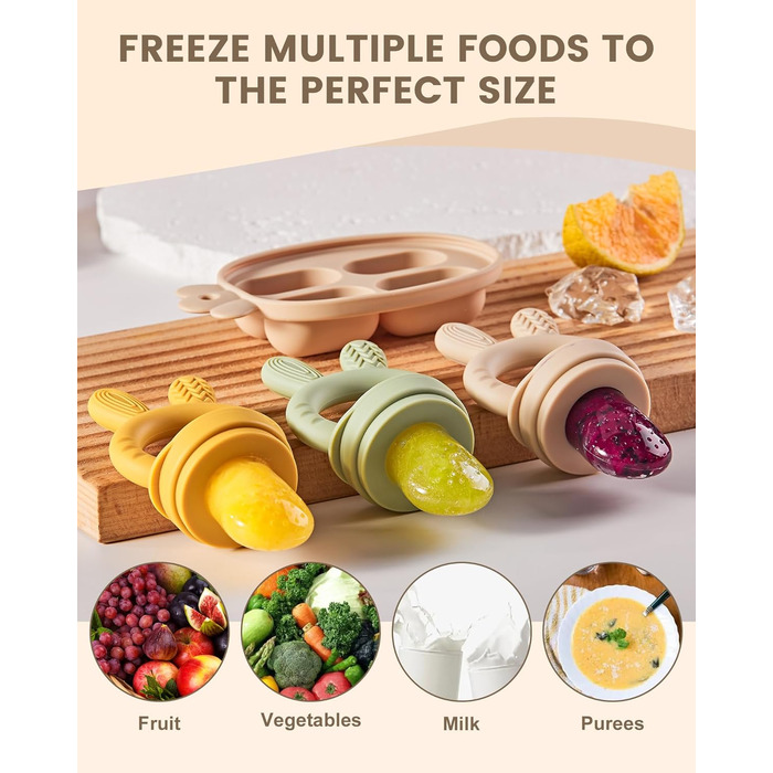 Набір силкіконових ніблерів для дітей 2 шт. KIAANS