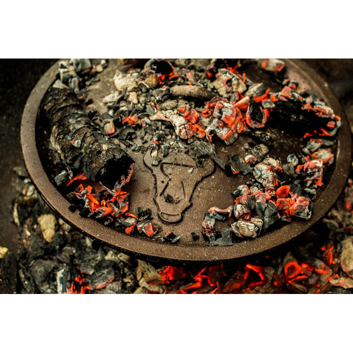 Чавунний казан для барбекю 4,5 л. з ніжками BBQ-Toro