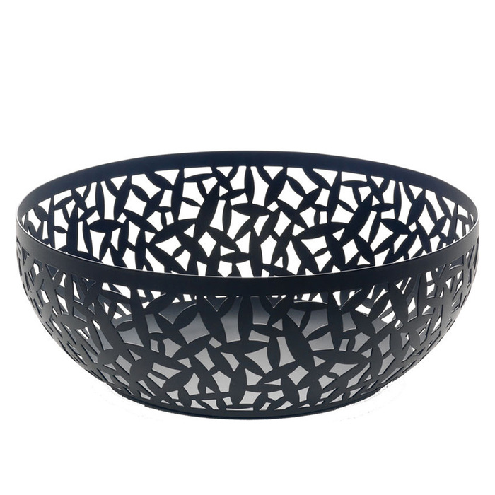 Блюдо для фруктів Ø 29 см чорне Cactus Alessi