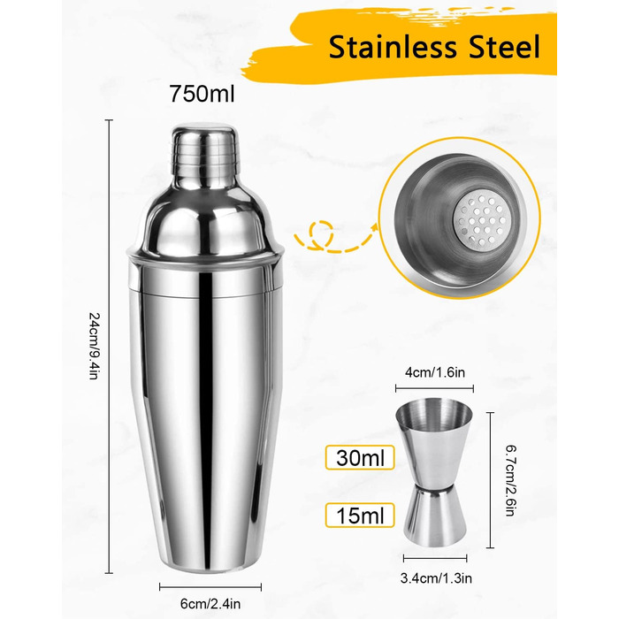 Коктейльний набір 750 мл LIVEHITOP