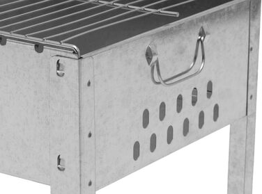 Портативний мангал включаючи 6 шампурів та решітку для гриля Grillpaul