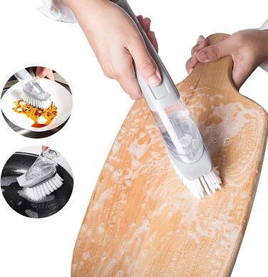 Щітка для посуду з 6 змінними головками 23,5 см AMZMUKAUP